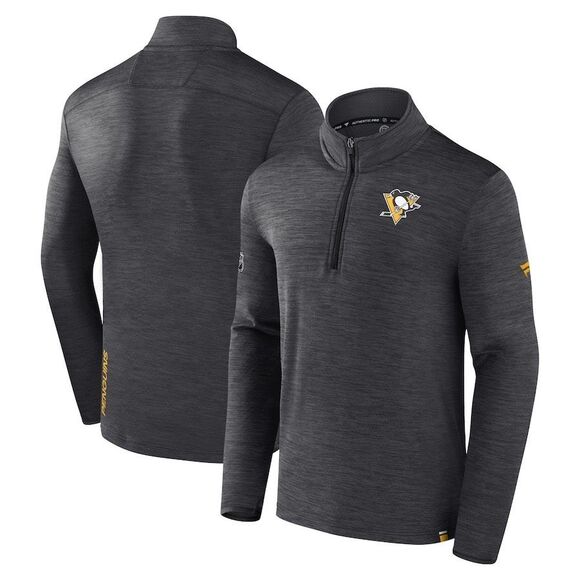 Fanatics Other - NWT SZ L Pittsburgh Penguins Fanatics Authentic Pro Quarter-Zip Pullover Top - H